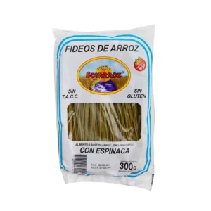 Fideos de arroz Espinaca - 300 gr