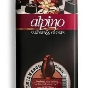 Chocolate semiamargo tableta Alpino Negro 500 g